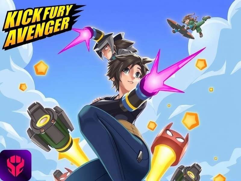 Kick Fury Avenger Game Cover Art